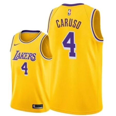 Regata NBA Swingman Los Angeles Lakers Amarela Caruso #4