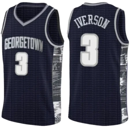 Regata NBA Swingman Georgetown Hoyas Azul 22-23 Iverson #3