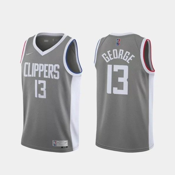 Regata NBA Swingman Los Angeles Clippers 20-21 Cinza George #13