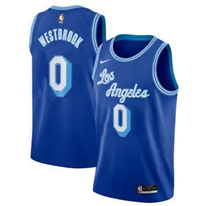 Regata NBA Swingman Los Angeles Lakers Azul Westbrook #0