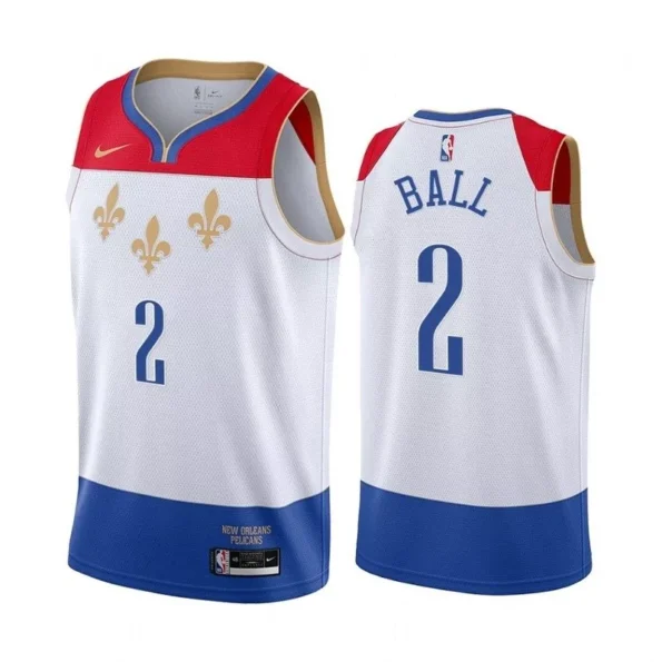 Regata NBA Swingman Pelicans 20-21 Branca Ball #2