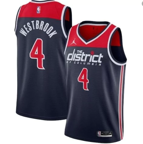 Regata NBA Swingman Washington Wizards 20-21 Azul Westbrook #4