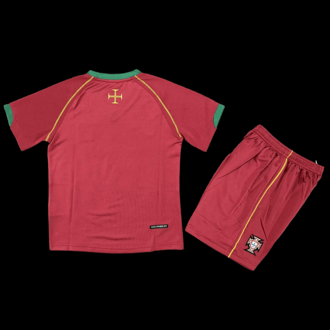 Kit Infantil Portugal Vermelha Home I 2006 Unissex Kit Infantil Portugal Vermelha Home I 2006 Unissex