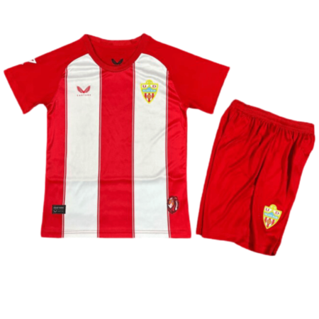 Kit Infantil Titular UD Almería I Vermelha I 2024/25 Unissex