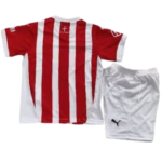 Kit Infantil Titular Sporting de Gijón Vermelha I 2024/25 Unissex