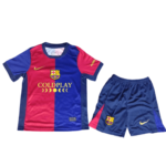 Kit Infantil Barcelona Coldplay Especial Grená Home 2024/25 Unissex