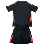 Kit Infantil Arsenal Preta Goleiro 2024/25 Unissex