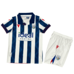 Kit Infantil Titular West Bromwich Azul I 2024/25 Unissex