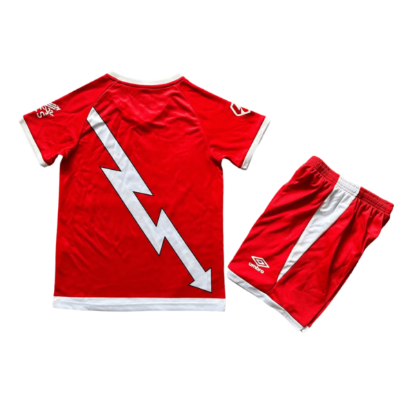 Kit Infantil Rayo Vallecano Away Vermelha II 2024/25 Unissex