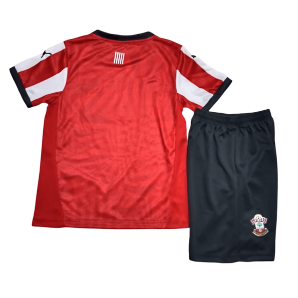 Kit Infantil Titular Southampton Fc Vermelha I 2024/25 Unissex