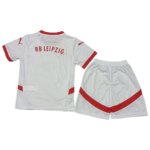 Kit Infantil RB Leipzig Branca I Home 2024/25 Unissex