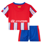 Kit Infantil Atlético de Madrid Vermelha Titular I 2024/25 Unissex