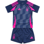Kit Infantil Nottingham Forest Azul Escura Away II 2024/25 Unissex