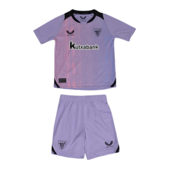 Kit Infantil Athletic Bilbao Roxo Third III 2024/25 Unissex