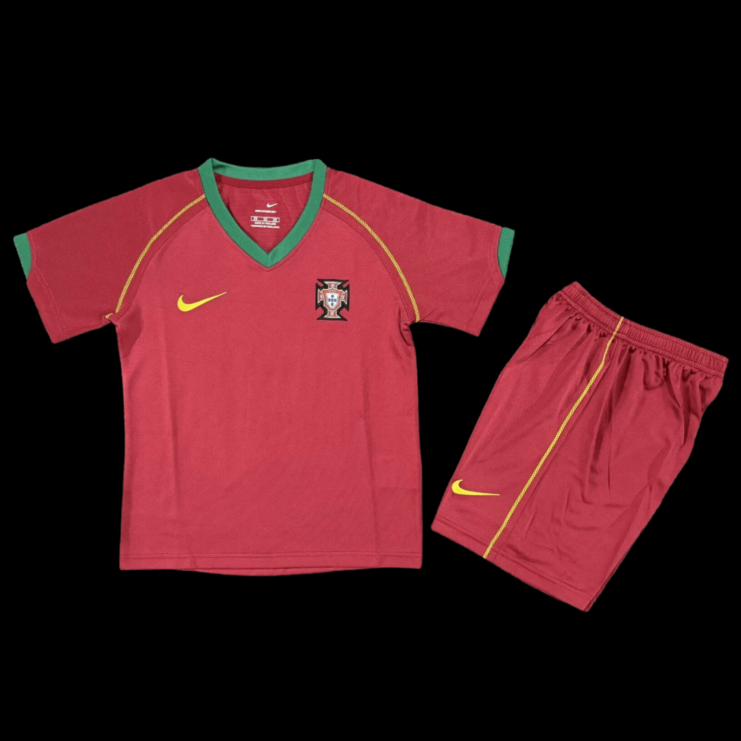Kit Infantil Portugal Vermelha Home I 2006 Unissex Kit Infantil Portugal Vermelha Home I 2006 Unissex