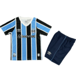 Kit Infantil do Grêmio Casa I Tricolor Azul 2024/25 Unissex