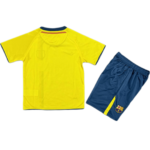 Kit Infantil Barcelona Amarela 2008/09 Away II 2024/25 Unissex