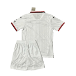 Kit Infantil Ac Milan Branca Away II 2024/25 Unissex