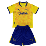 Kit Infantil Derby County Amarela III Third 2024/25 Unissex