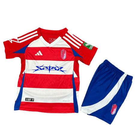 Kit Infantil Titular do Granada Cf  Vermelha I 2024/25 Unissex