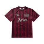 camisa-ARSENAL_X_ARIES_LIGHTNING_STRIPE_POLY_TEE-vinho-2024-25-masculina