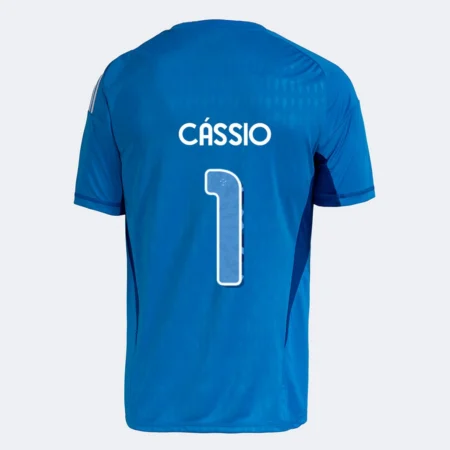 Camisa Goleiro Cruzeiro Cássio #1 Azul  2024/25 Masculina