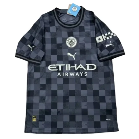 Camisa Manchester City Azul Escura Aniversário 2024/25 Masculina