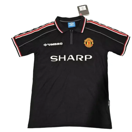 Camisa Manchester United Away Preta II Sharp Retrô Masculina