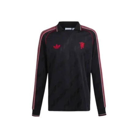 Camisa Man Utd Preta Adidas Originals LFSTLR 2024/25 Manga Longa