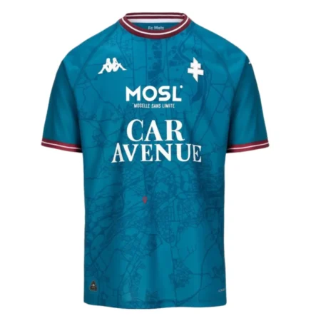 Camisa Metz Azul Away II 2024-25 Masculina