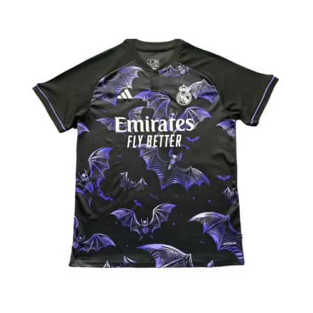 Camisa Real Madrid Especial Halloween Preta/Roxo 2024/25 Masculina