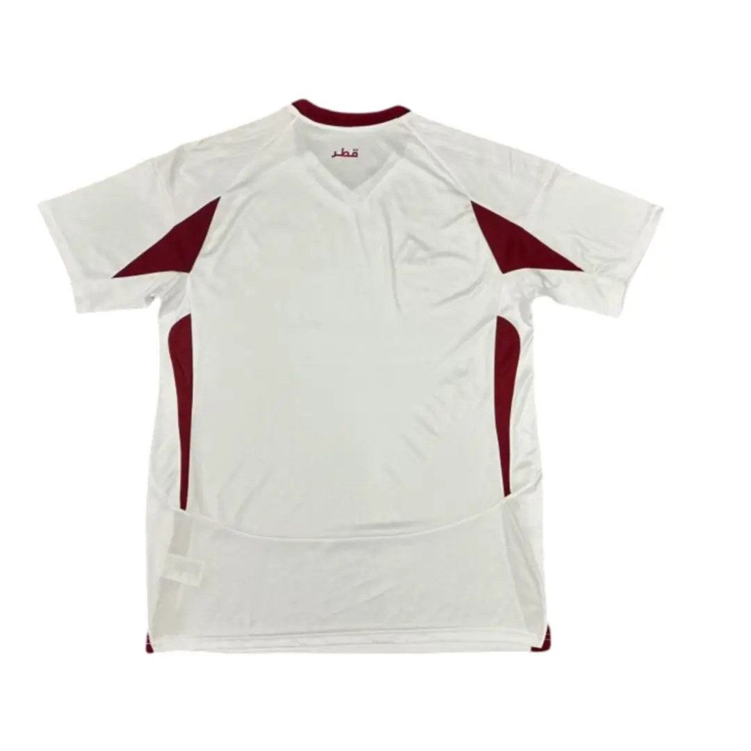 camisa-reserva-selecao-do-qatar-branca-ii-2024-25-masculina- Camisa da Seleção do Qatar Branca II Away 2024/25 Masculina