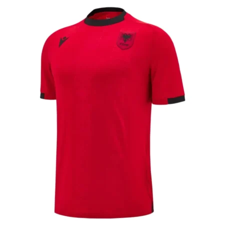 Camisa Seleção da Albânia Vermelha Home 2024/25 Masculina