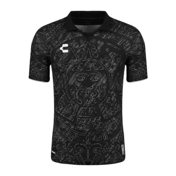 Camisa Mexico Charly Aztec Preta 2024/25 Masculina