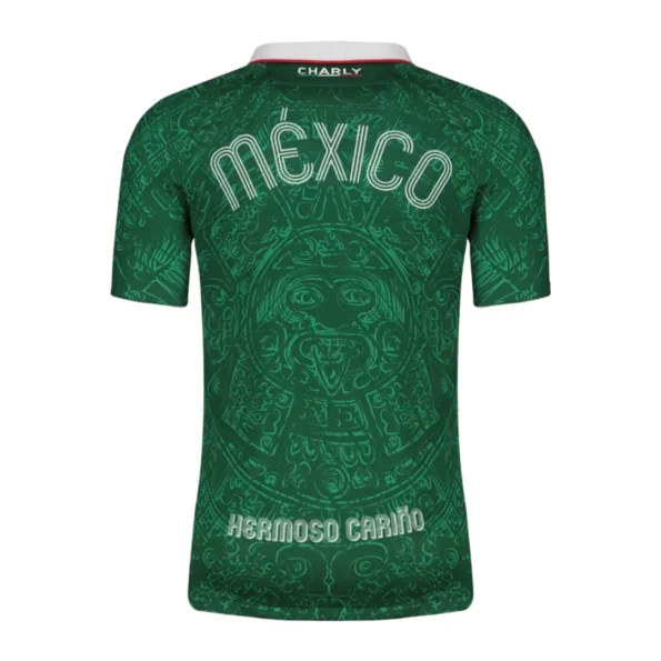 Camisa Mexico Charly Aztec Verde 2024/25 Masculina