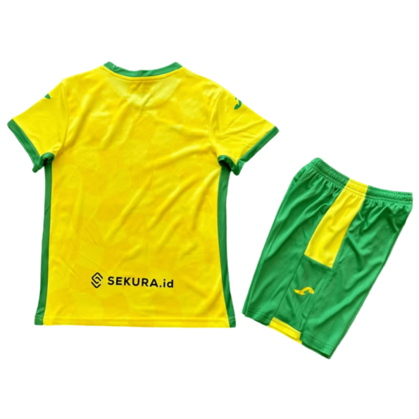 Kit Infantil Titular Norwich City Amarela I 2024/25 Unissex