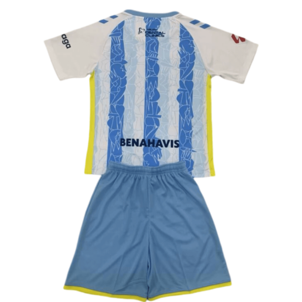 Kit Infantil Titular Malága Branca/Azul I 2024/25 Unissex