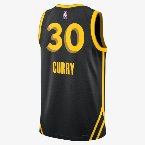 Regata NBA City Swingman Golden State Warriors Preta Curry #30