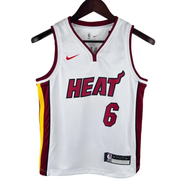 Regata NBA City Swingman Miami Heat Branca James #6