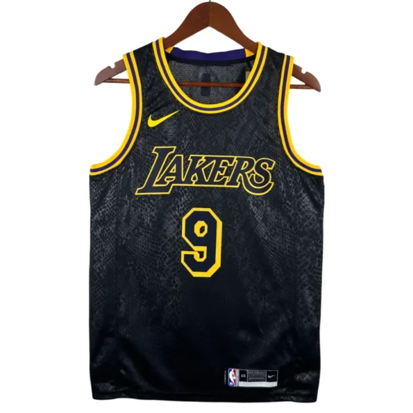 Regata NBA Mamba Swingman Los Angeles Lakers Preta 22-23 James Jr. #9