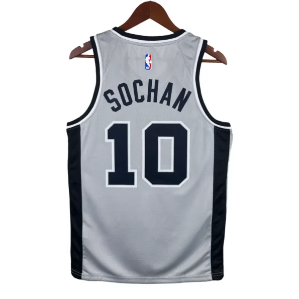 Regata NBA Swingman Statement San Antonio Spurs Cinza 18-19 Sochan #10