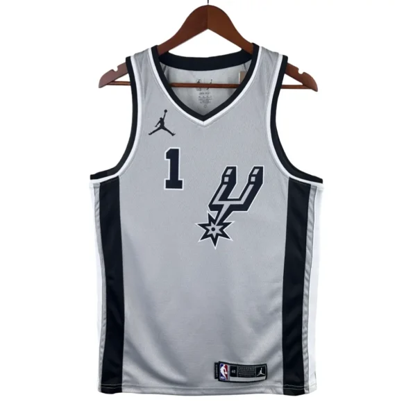 Regata NBA Swingman Statement San Antonio Spurs Cinza 18-19 WEMBANYAMA #1