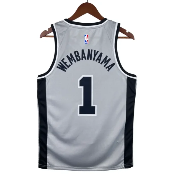 Regata NBA Swingman Statement San Antonio Spurs Cinza 18-19 WEMBANYAMA #1