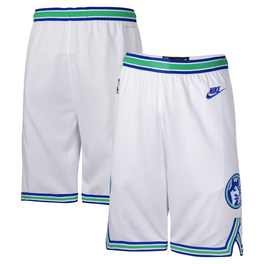 short-nba-minnesota-timberwolves-classics-branco-2024 Short NBA Minnesota Timberwolves Classics Branco 2024
