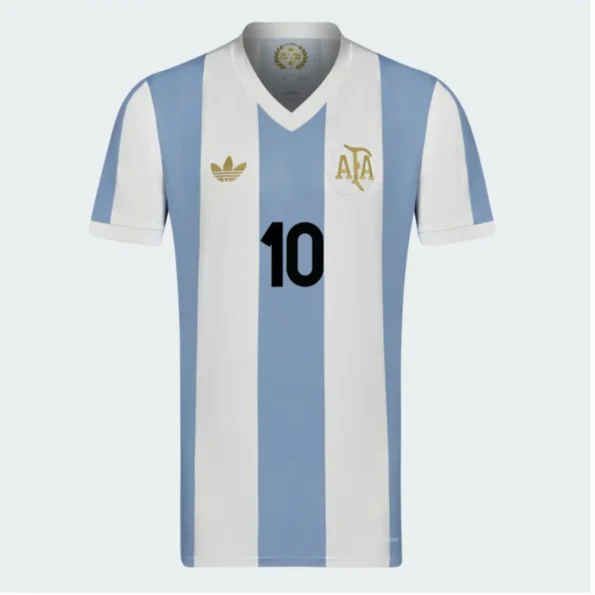 Camisa Argentina 50 Anos AFA Adidas MESSI #10 2024/25 Masculina