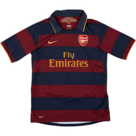 Camisa Arsenal Third Vinho 2007/08 Masculina