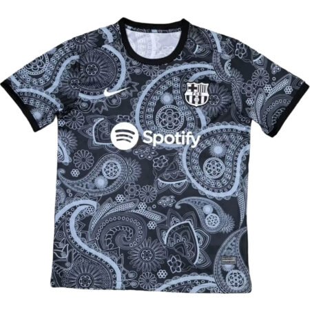 Camisa Barcelona Pré-Jogo Preta 2024/25 Masculina