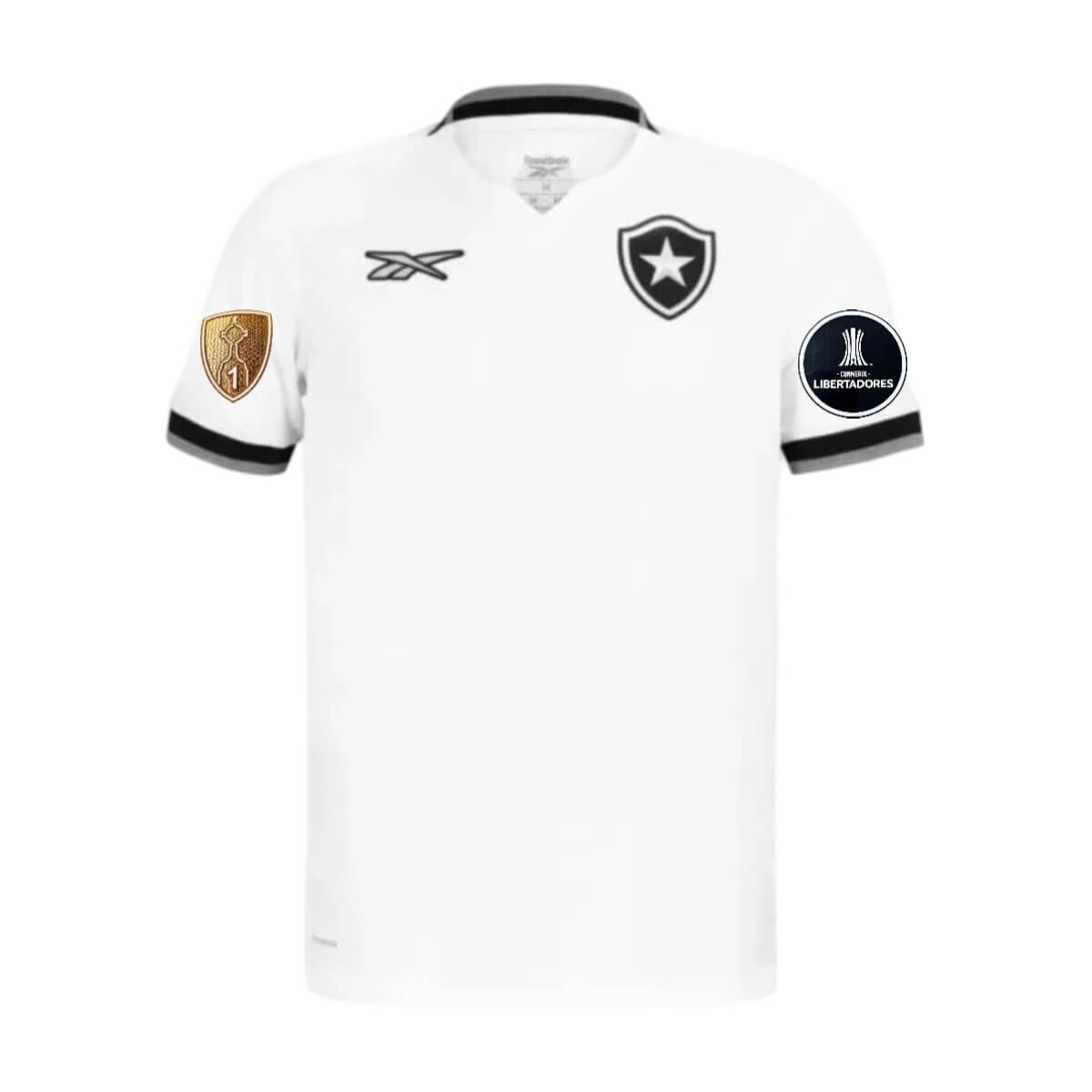 camisa-botafogo-patch-libertadores-branca-2024-iii-masculina Camisa Botafogo Patch Libertadores Branca 2024 III Masculina
