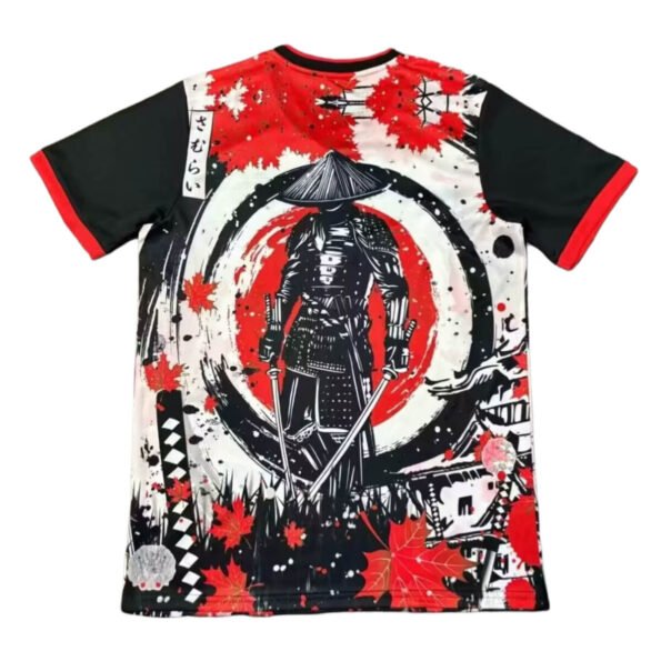 Camisa Bushido Anime Japão Especial Preta/Vermelha Masculina