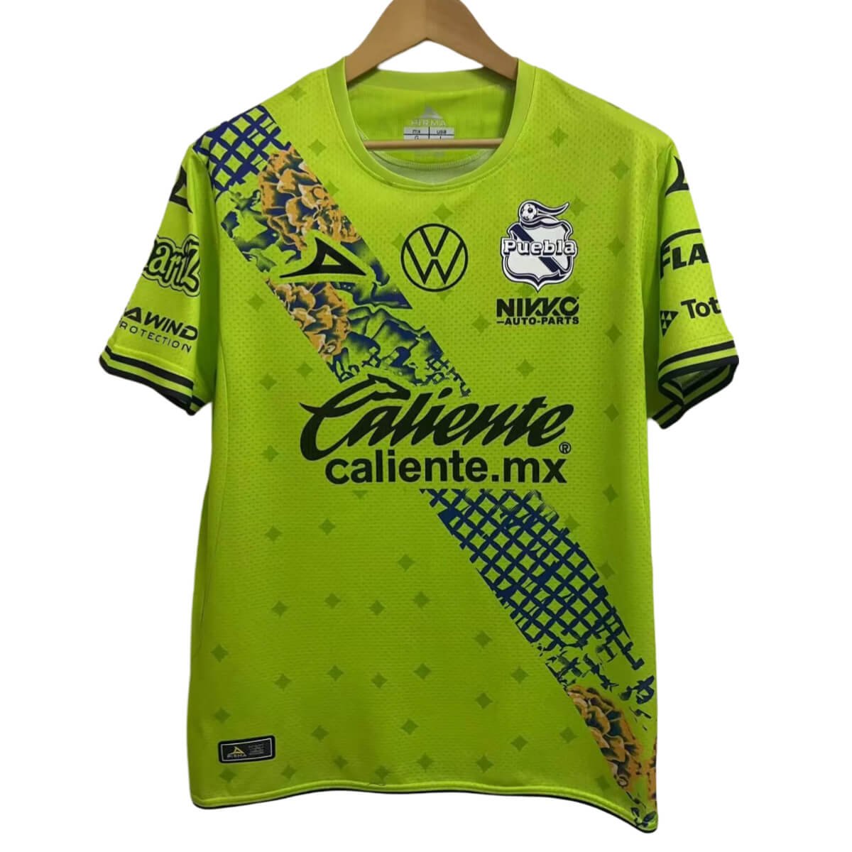 camisa-club-puebla-verde-third-dia-dos-mortos-2024-25-masculina Camisa Club Puebla Dia dos Mortos Verde Third 2024/25 Masculina